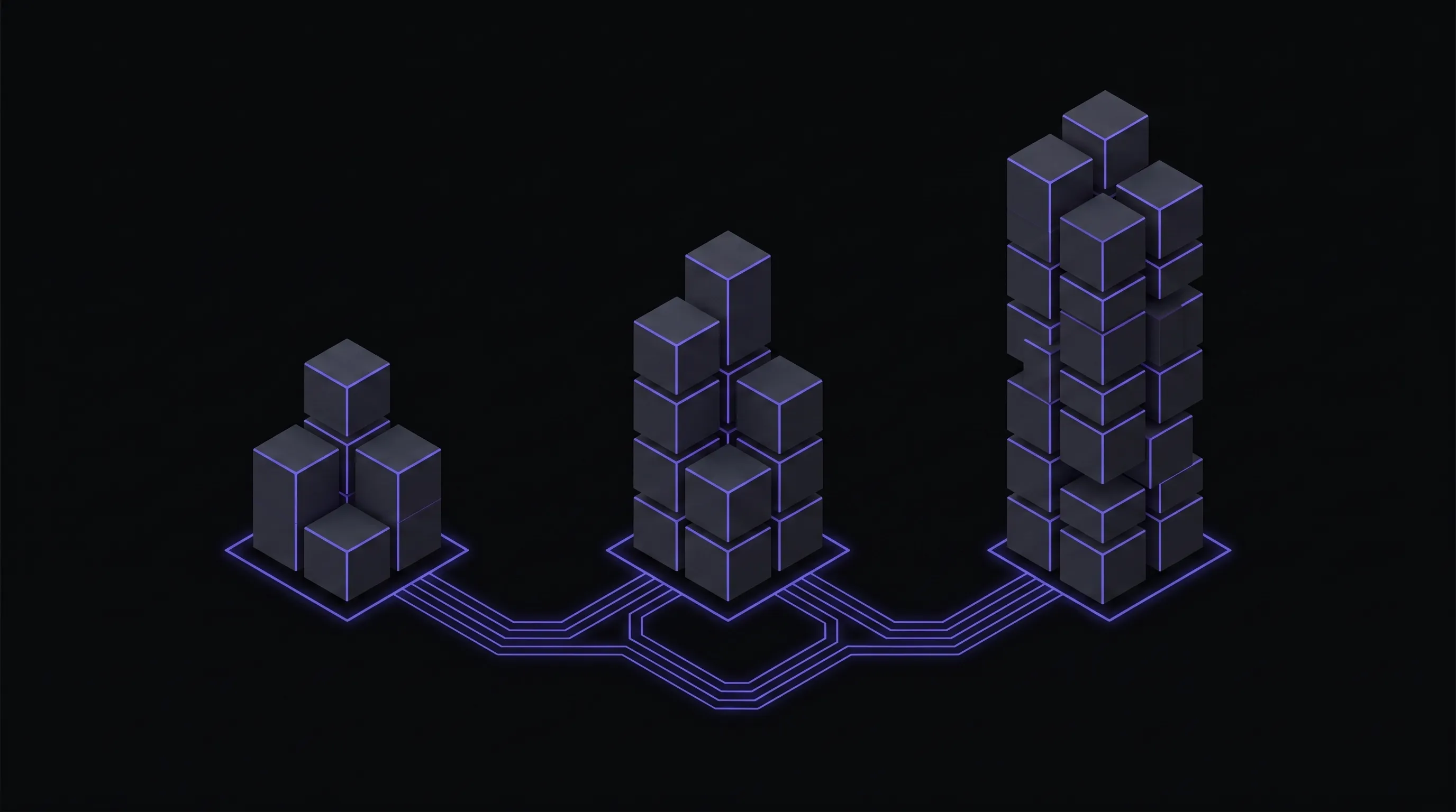 Three technical leadership engagement models compared against commitment, scope, and duration