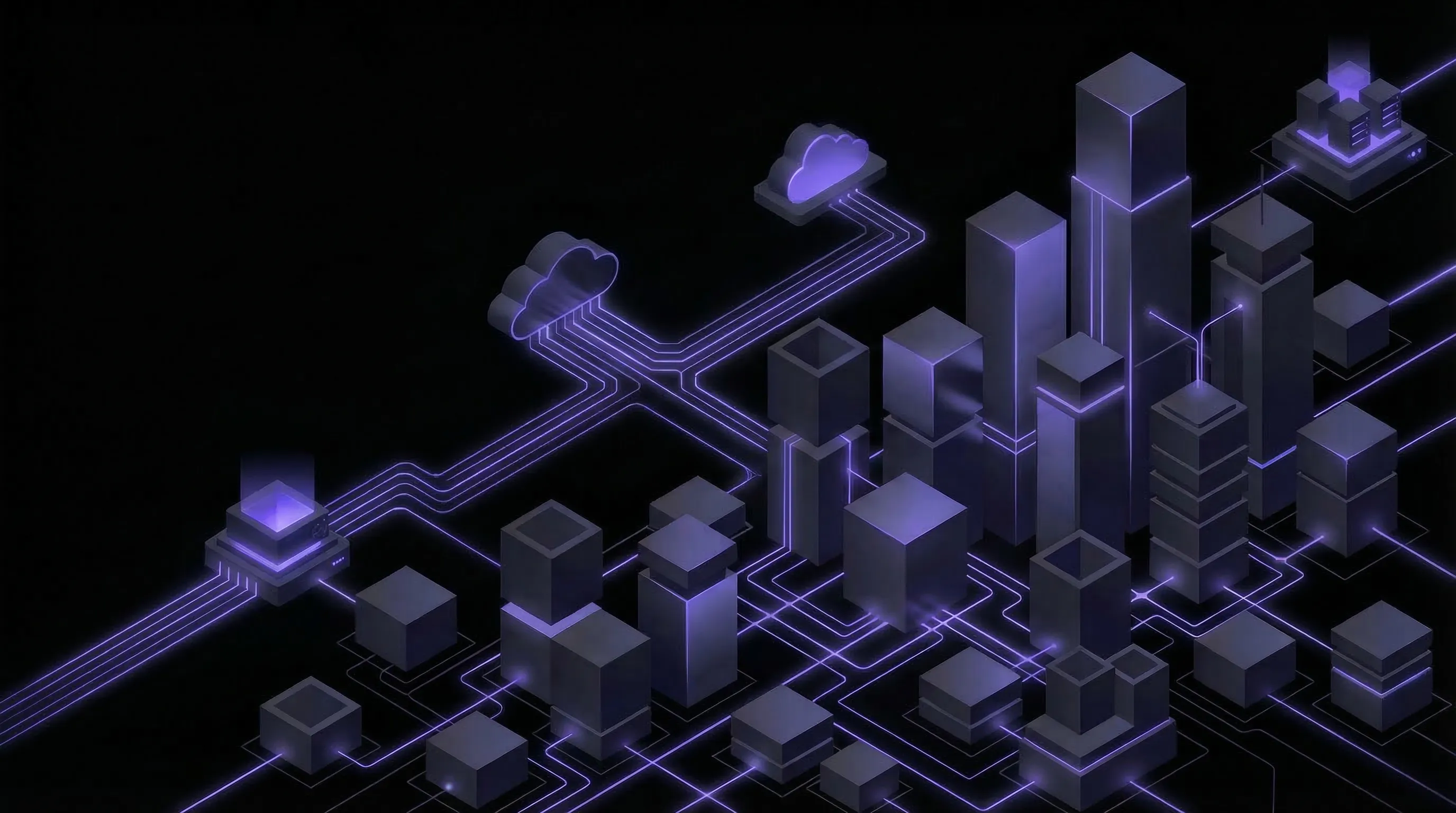 Isometric server infrastructure with Magento platform elements and migration pathways