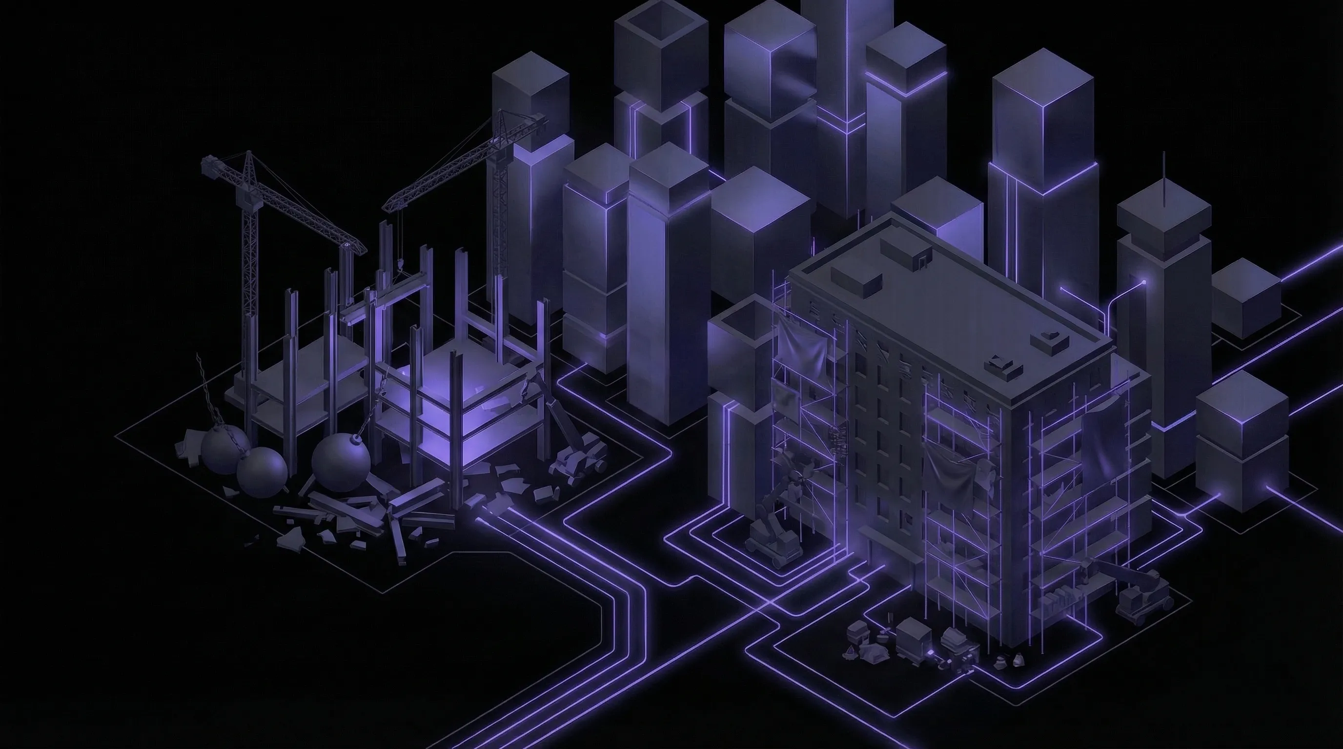 Decision framework comparing rebuild and migrate approaches for legacy software systems