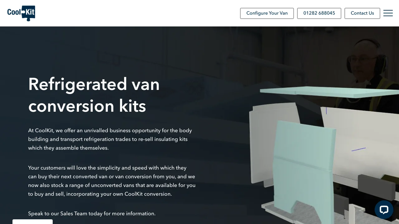 Coolkit fridge van conversion kits product page