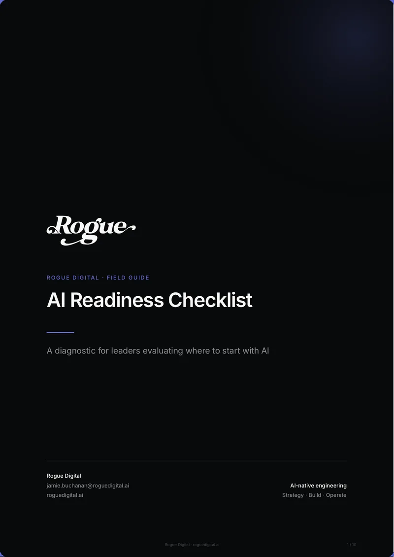 AI Readiness Checklist cover preview