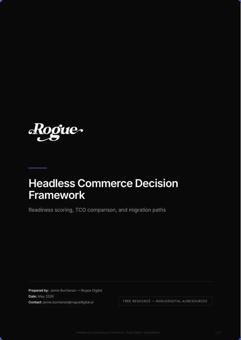Headless Commerce Decision Framework cover preview