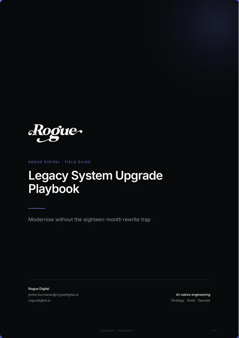 Legacy System Upgrade Playbook cover preview