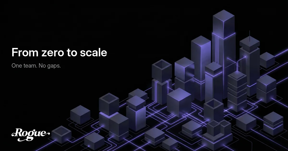 Rogue Digital AI Consultancy website preview